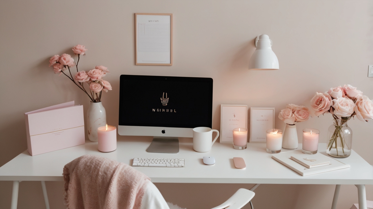 Leonardo Vision XL A feminine minimal aesthetic workspace for 2